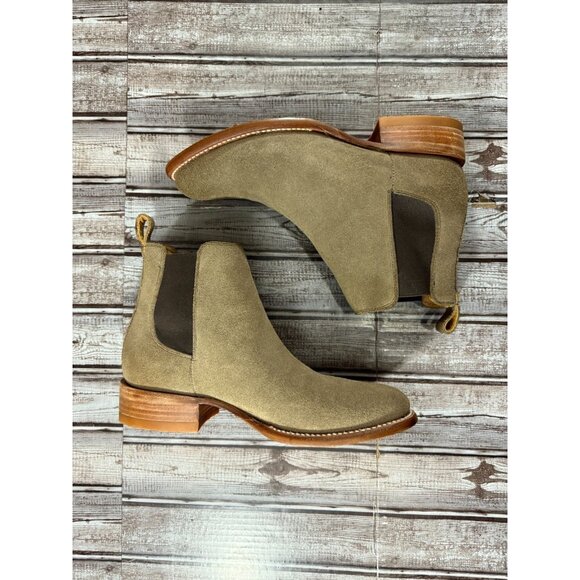 Freebird Palmer Chelsea Boots size 8 Color Taupe Suede New $249 - Picture 8 of 9